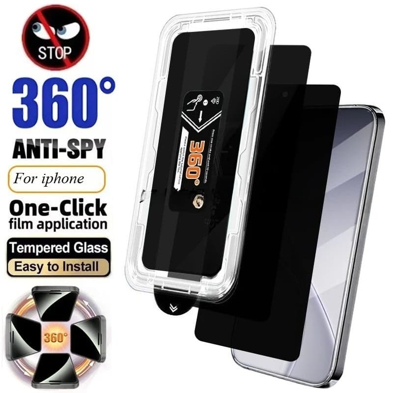 Protetor De Tela De Privacidade Anti-peep De 360 Graus Para Redmi 17C 15A 15C 15 14C A5 A4 A3 Note 14S 12S 11S 14 12 Pro