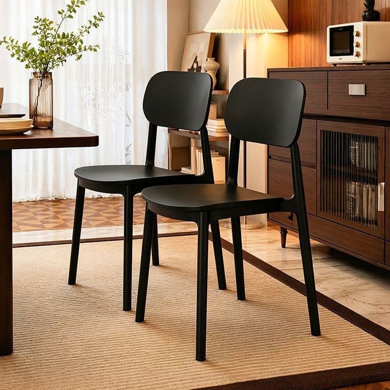 Cadeira Plástica Ergonômica Reforçada Jantar, Ideal Sala, Escritório, Varanda Resistente suporta capacidade de até 100kg