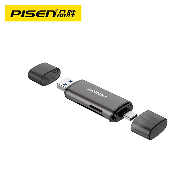Pinsheng tipo-c3.0 Leitor de cartão otg para celular sd Cartão grande tf Multifuncional USB de alta velocidade Cartão de