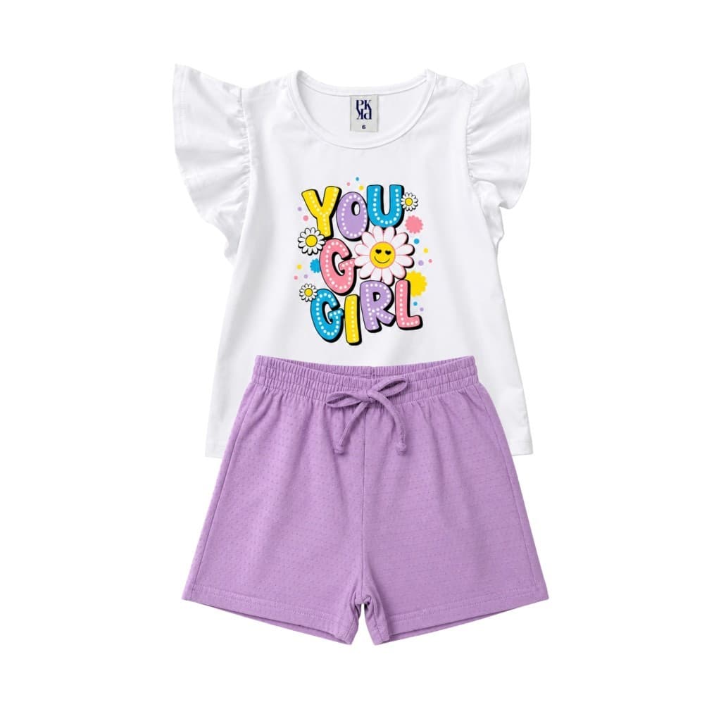Conjunto Feminino Infantil Arrasando