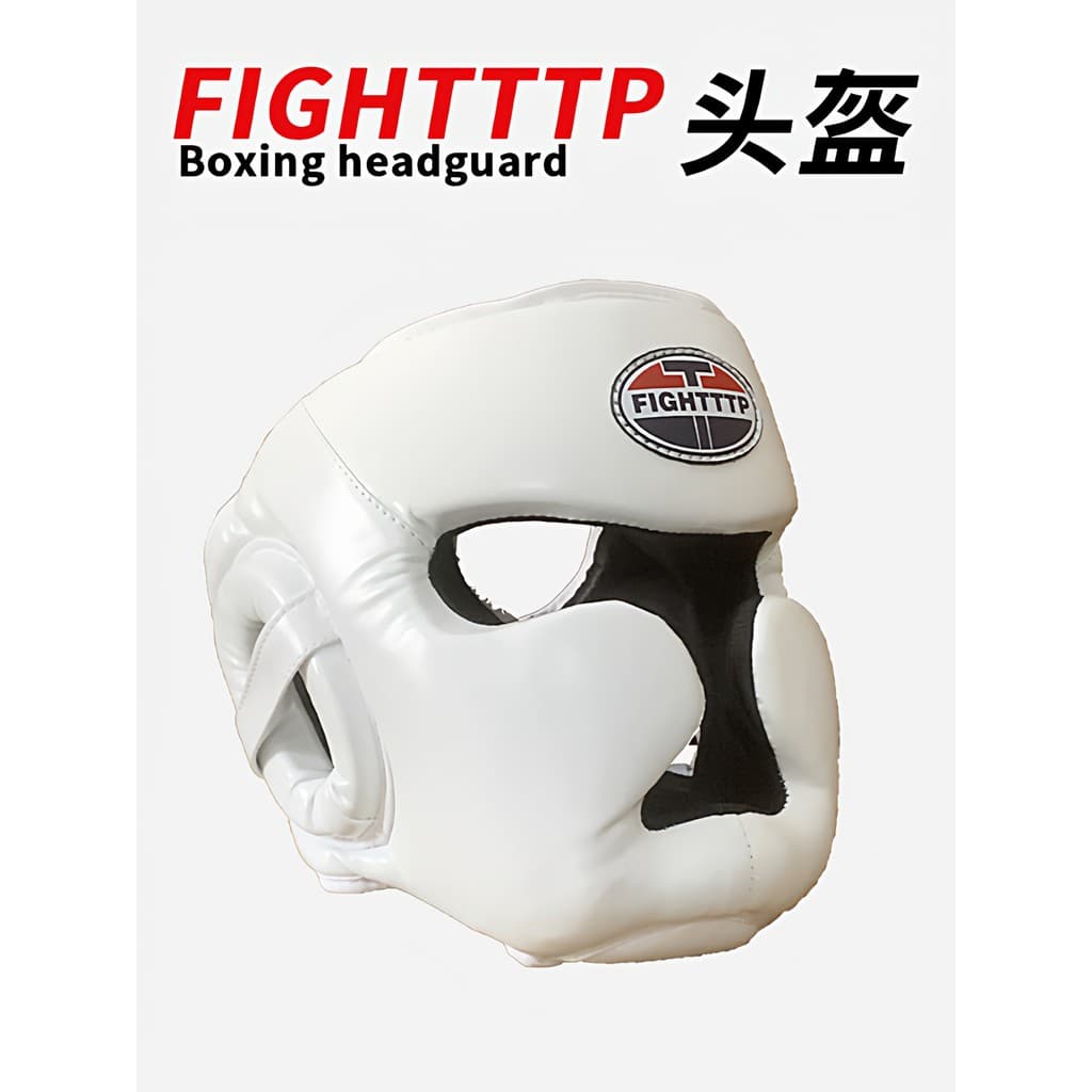 Capacete de boxe TTP Proteção facial Muay Thai Sanda Proteção completa para adultos e crianças Capacete de combate