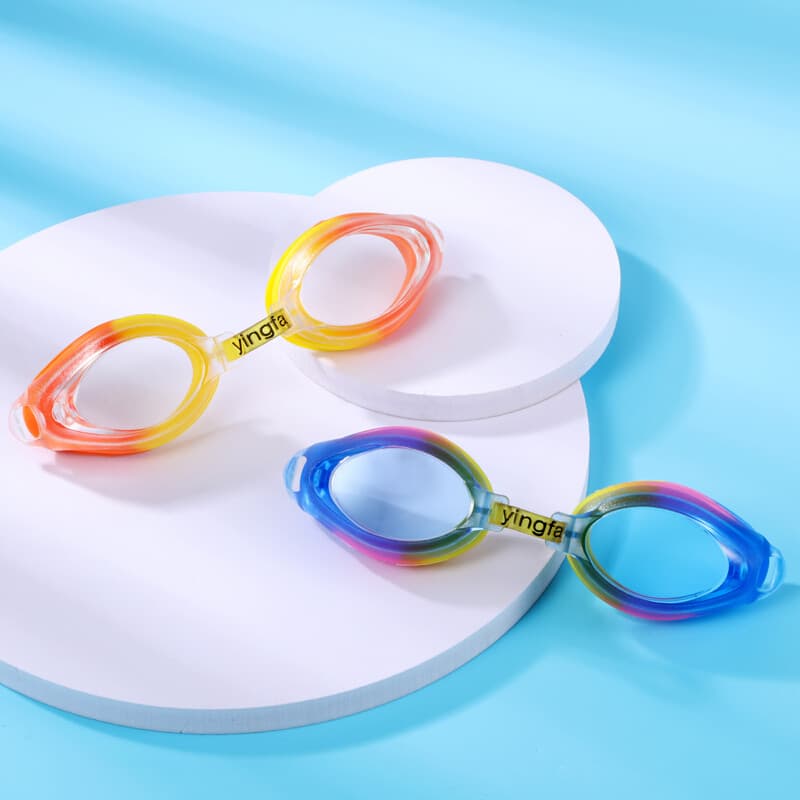 Yingfa óculos de natação infantis meninos natação luz plana óculos de natação feminino à prova d'água Anti-neblina menin