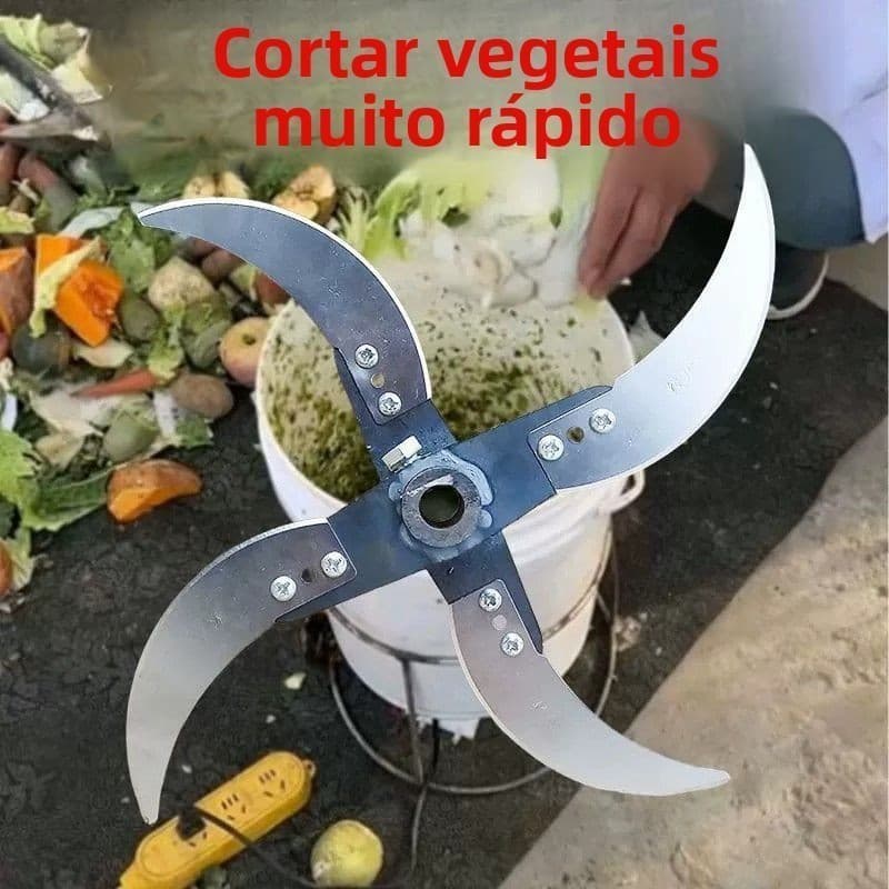 Broca Elétrica Modificada Picador de Legumes Cortador de Grama Picador de Grama Lâmina Espessada Especial Suporte de Lâm