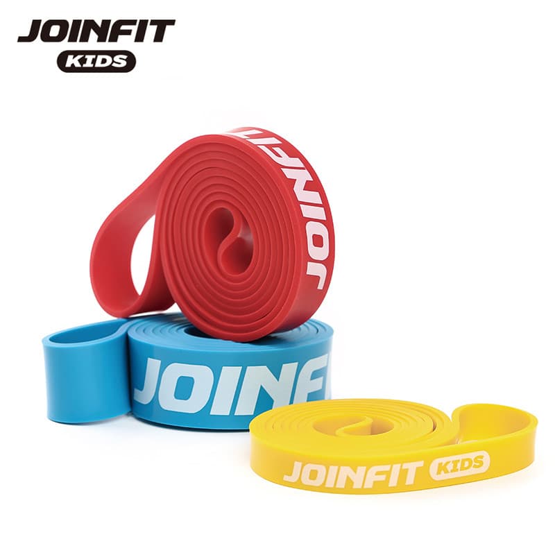 JOINFIT Faixa elástica de Super treinamento de fitness para crianças, faixa elástica para treinamento de força infantil,