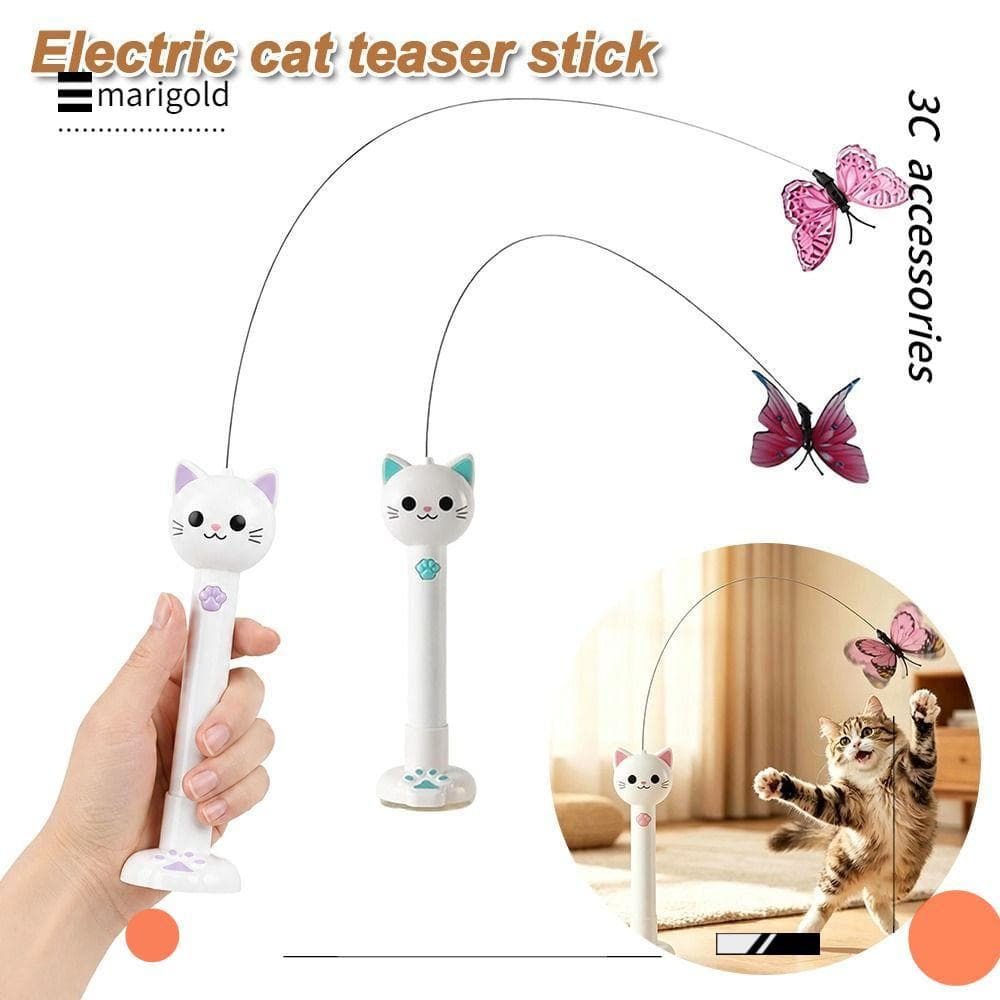 MARIGOLD Gato Teaser , Ventosa Interativa Varinha , Presentes ABS Gatos Brinquedo Internos