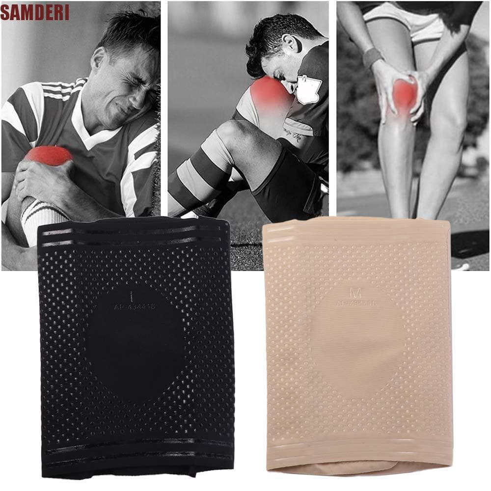 Joelheira De Compressão SAMDERI , Joelheiras Ajustáveis Respiráveis Esportivas Antiderrapantes Para Suporte De Joelho