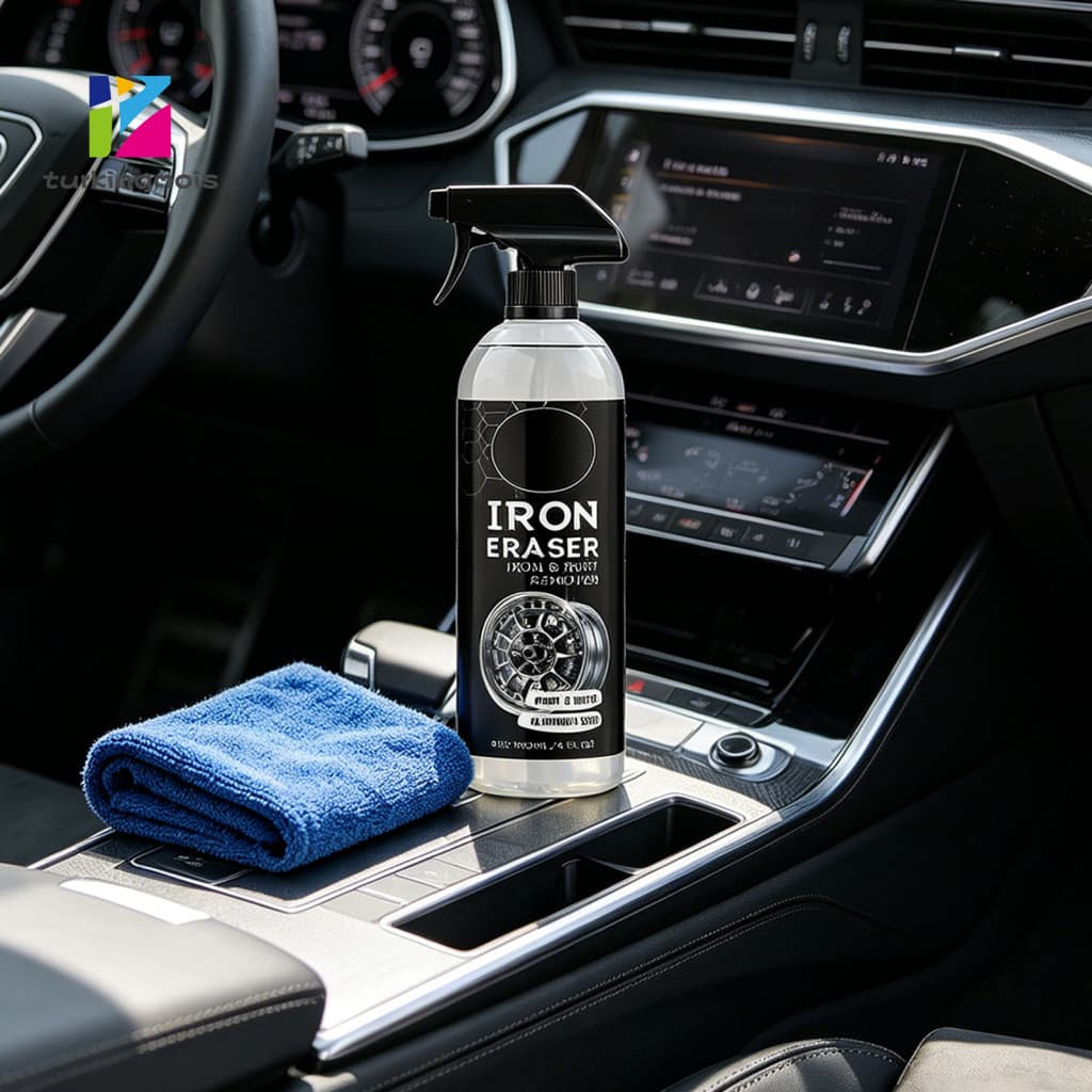 Rust Stain Remover for Metal Iron Spray for Wheels Fast-acting for Car – Brake Dust Cleaner Fallout for Auto for South