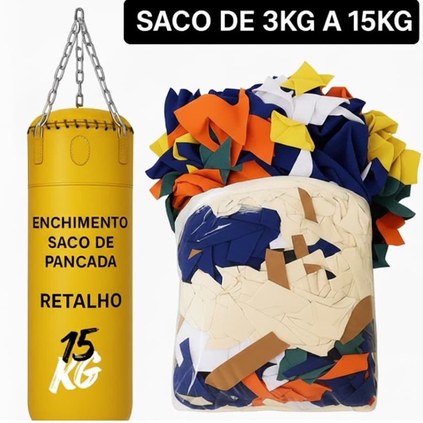 Retalhos de Tecido Até 15KG VELUDO e SUEDE P/ Enchimento Saco de Pancada, Pufes, Artesanato e Almofadas