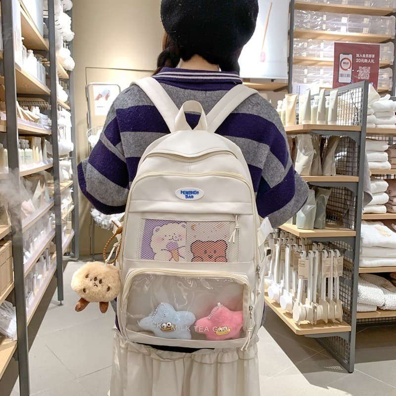 Novo estilo ins japonês para estudantes do ensino médio, mochila escolar para meninas, mochilas para estudantes do ensin