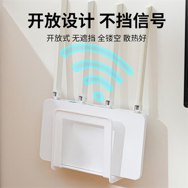 Rack de colocação de roteador, suporte de prateleira wi-fi, conjunto de suporte de adesivo de parede, caixa superior, su