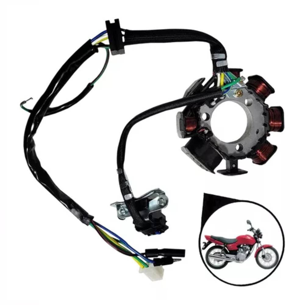 Estator Magneto Honda Cg Titan 125 95 A 99 Com Base - Embus