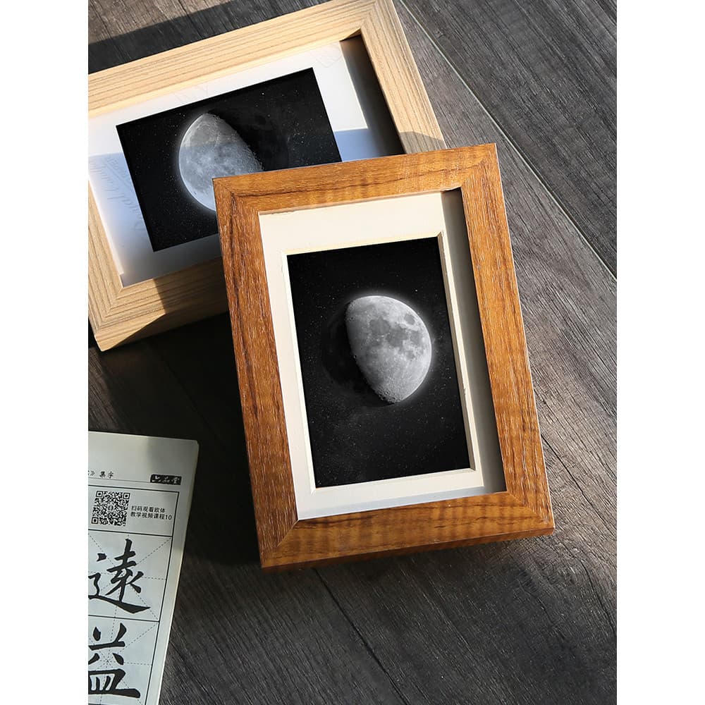 Simples madeira maciça pequena moldura de foto mesa decoração de mesa moldura de álbum de fotos infantil moldura externa