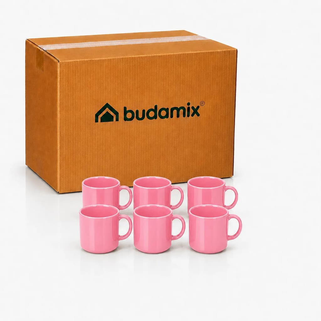 Conjunto 6 Canecas De Porcelana 100ml Café Chá