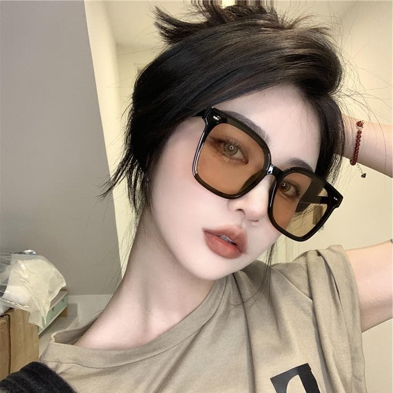 óculos feminino de sol óculos de sol feminino com proteção uv oculos de sol óculos de sol quadrado feminino Retro grande