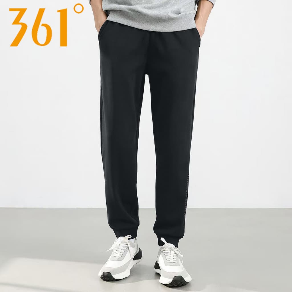 361 calças esportivas masculinas 2025 outono novo estilo de malha engrossado Leggings calças soltas calças casuais calça