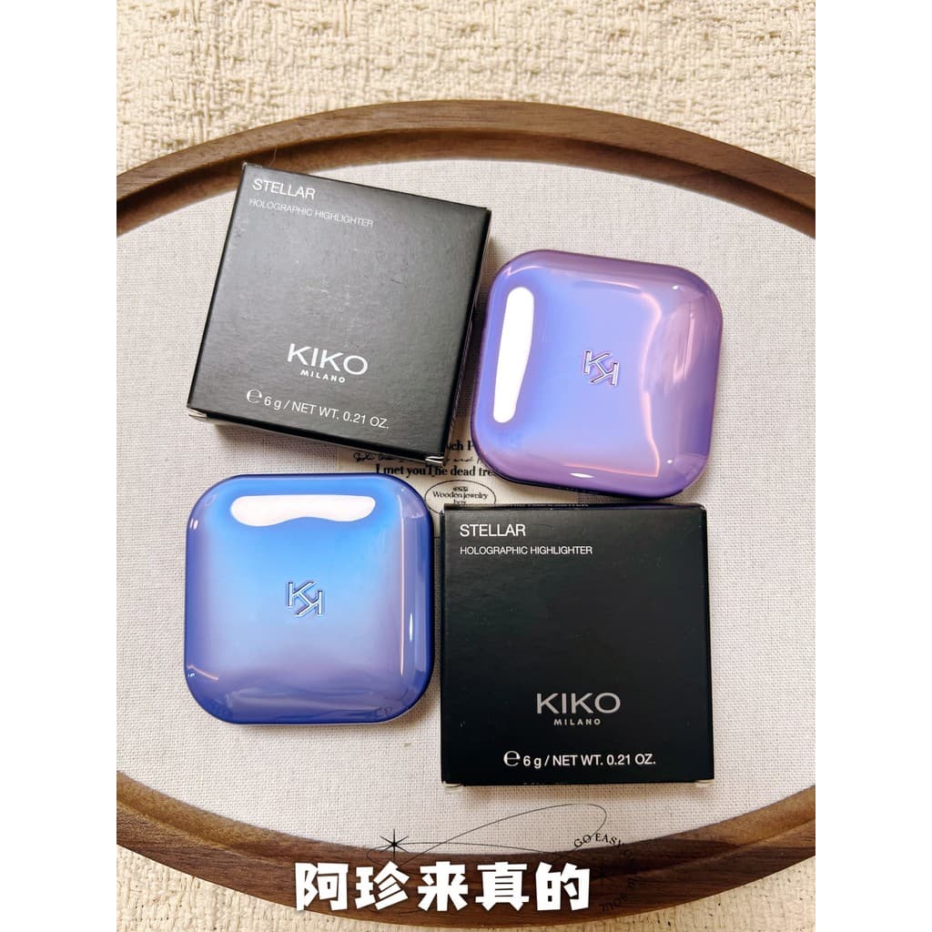 KIKO estrelas brilhando camaleão alto brilho 6g 01/02 bicho-da-seda tridimensional perolado fino piscando rosto brilho