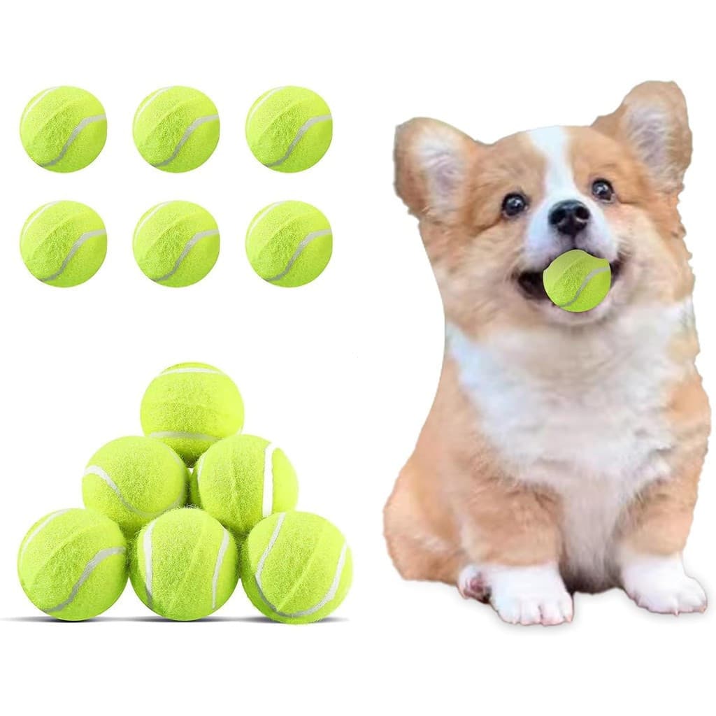 Mini Bola De Tênis Para Animais De Estimação , Bolas Treinamento De Cães De Tamanho Pequeno Interativas De Jogo