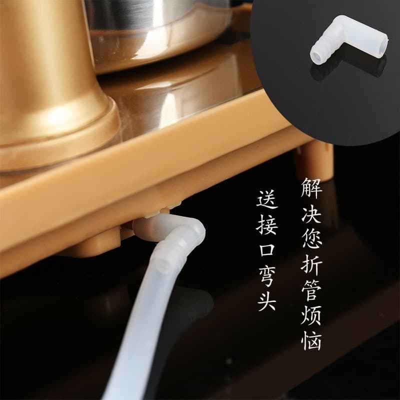 Conjunto de acessórios para chá, tubo de água superior, mangueira de Silicone de qualidade alimentar, tubo de sucção de