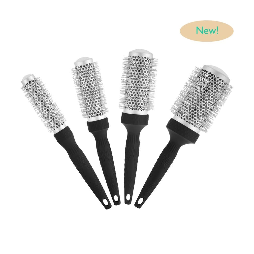 Kit Escova de Cabelo Profissional Evas SAS Térmica 4 Tamanhos