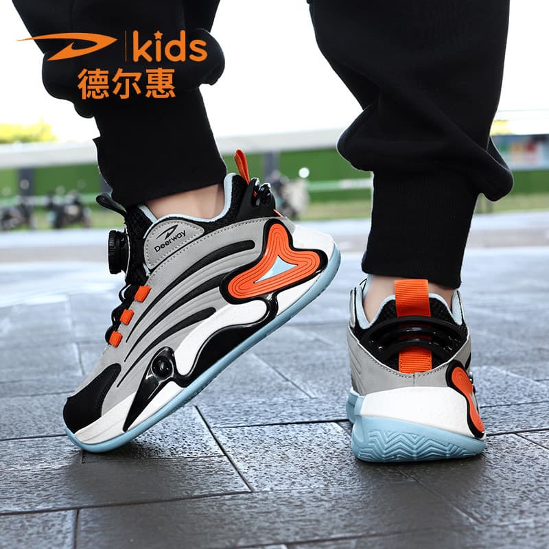 Delhui sapatos infantis meninos sapatos primavera outono 2026 novo estilo de couro à prova dwaterproof água tênis basque