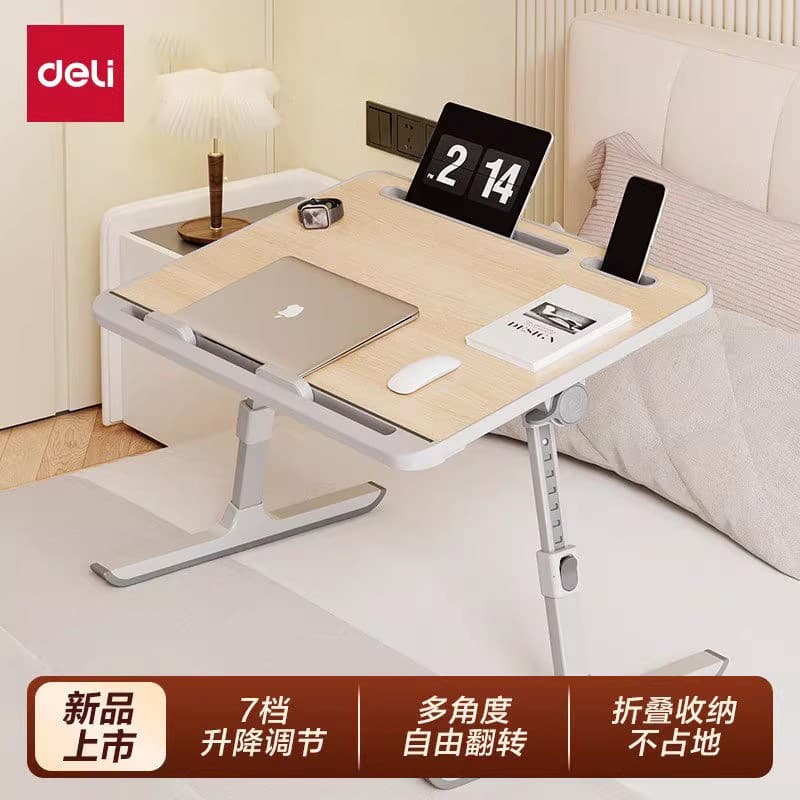 Mesa de cama eficaz Cama elevável Mesa pequena Suporte para Laptop Quarto Mesa de janela saliente Doméstico Preguiçoso D