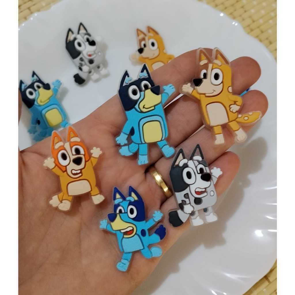 Aplique Emborrachado Bluey Turma 10 UNIDADES