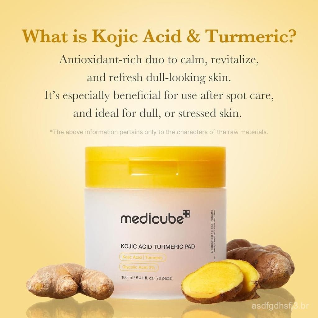 medicube Kojic Acid Renew & Smooth Duo - Sérum de Ácido Kójico e Discos Tonificantes