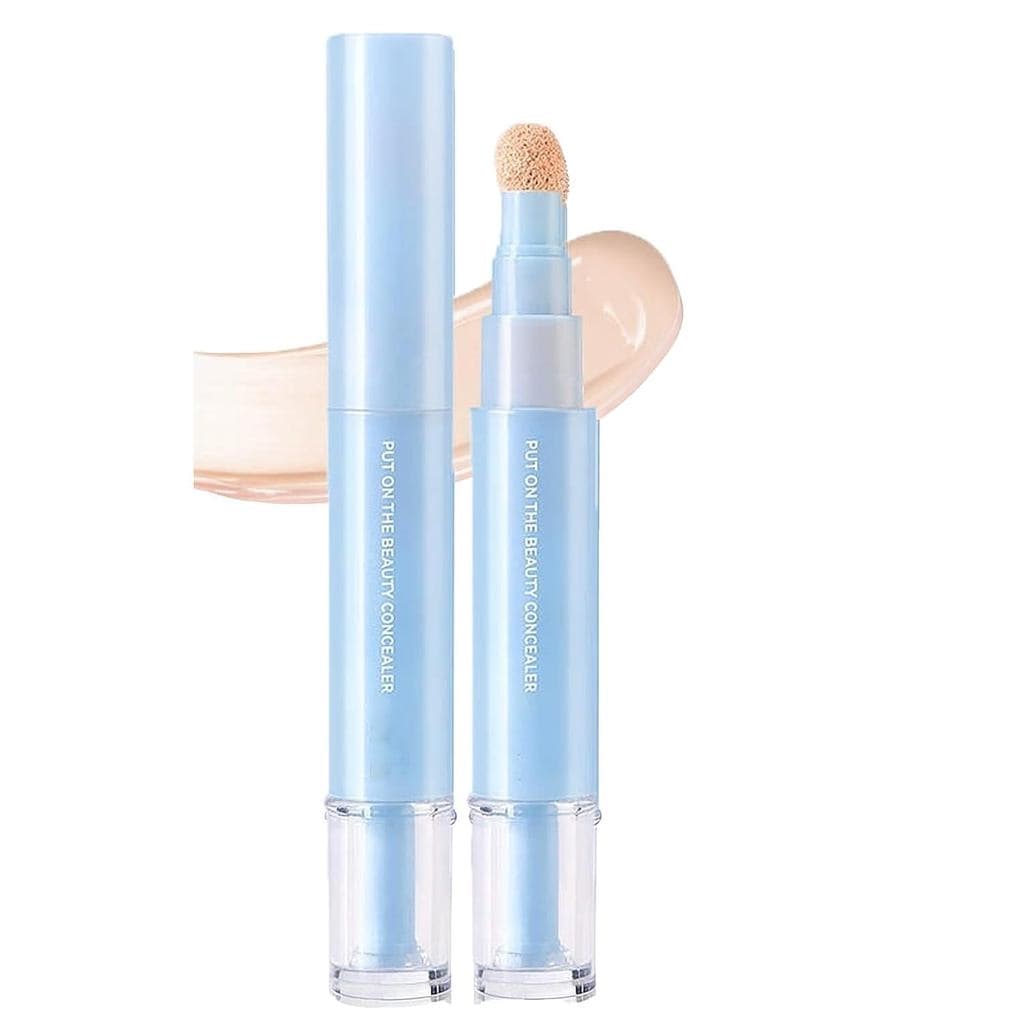 Corretivo e Base para Olhos PIPL de Dupla Função, Caneta 2 em 1 para Base Líquida e Corretivo para Olhos, para Olheiras,