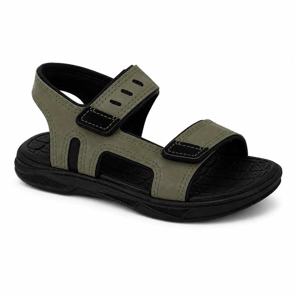 Sandália Molekinho Infantil Menino Fechamento Ajustável Casual Dia A Dia Calce Perfeito Conforto Leve Estilo