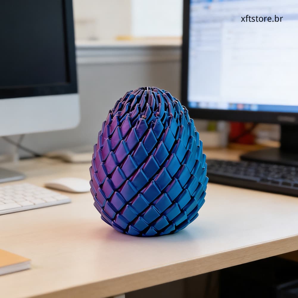 Twisty Fidgets Dragon Egg Elegante Desktop Artesanato Decoração Para Menino Menina Mulheres Homens