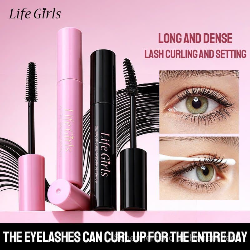 Life Girls MÁSCARA PARA CÍLIOS À PROVA DE ÓLEO Máscara Espessa para Cílios Curvados