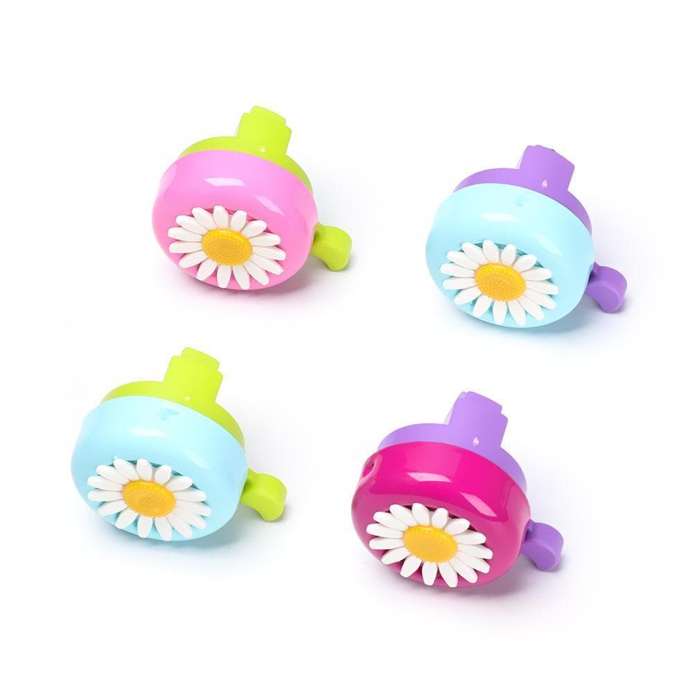 CHLIZ 1PC Sino De Segurança Para Bicicleta Infantil Engraçado Flor Margarida Venda Quente Alarme Sonoro De Buzina