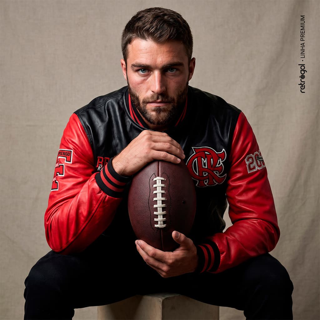 Jaqueta Flamengo NFL Varsity College 2026 Masculina