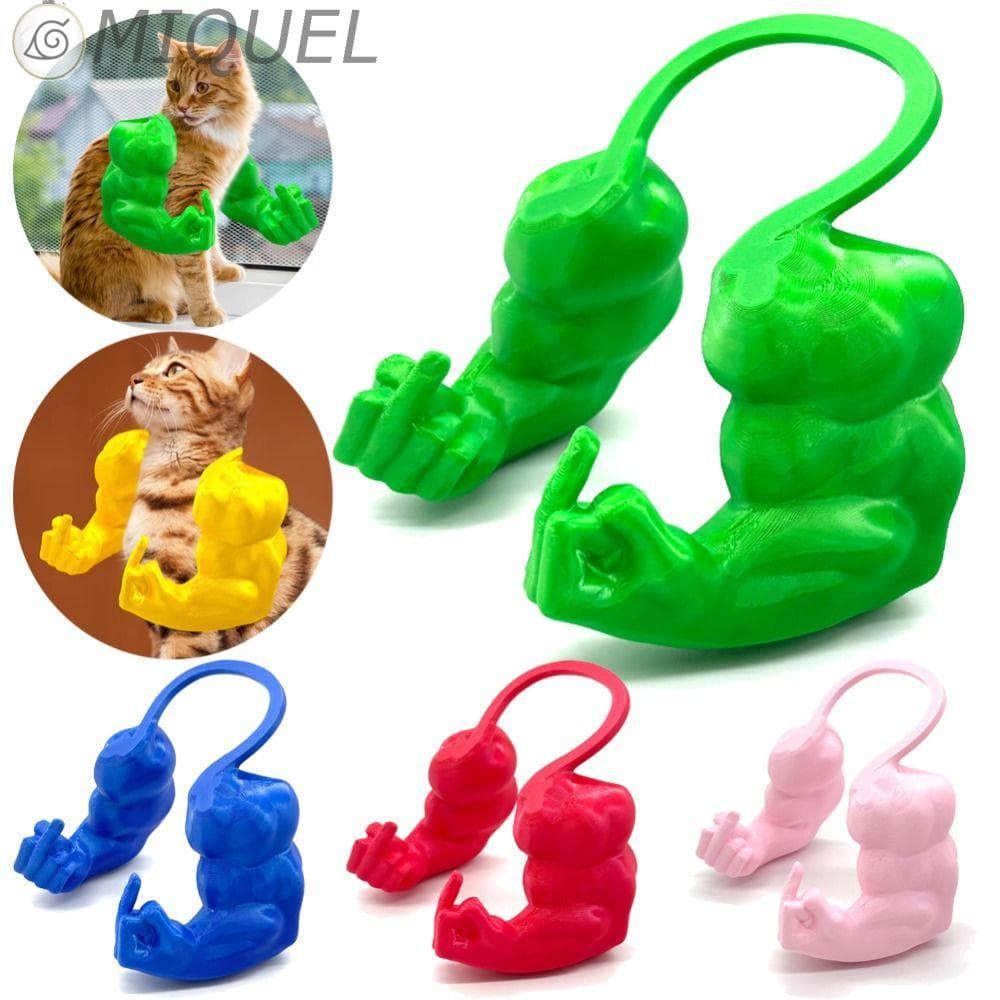 MIQUEL Braço Muscular De Gato Impresso Em 3D , Leve Anti-Riscos Para Pescoço Com Músculos , Cores Vivas
