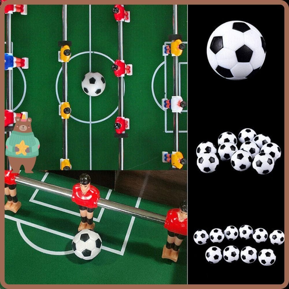 Mini Substituição De Futebol De Mesa , Bolas 32mm PP Preto E Branco Acessórios