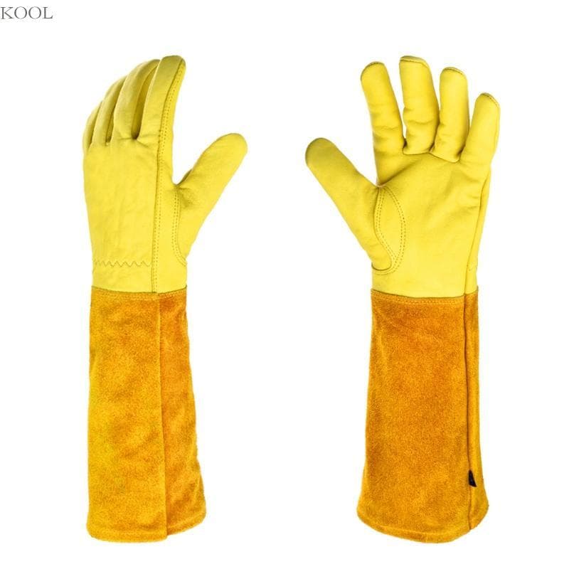 KOOL Luvas Longas De Jardinagem Femininas Masculinas À Prova De Espinhos Para Poda De Rosas Manopla Resistente