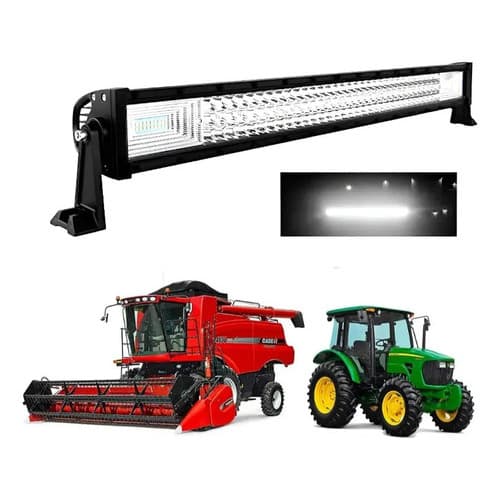 Barra De Led Automotiva 405w 80cm Off Road 4x4 Jeep Máquina
