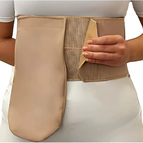 Faixa Abdominal para Bolsa de Colostomia 2 Painéis Take Care