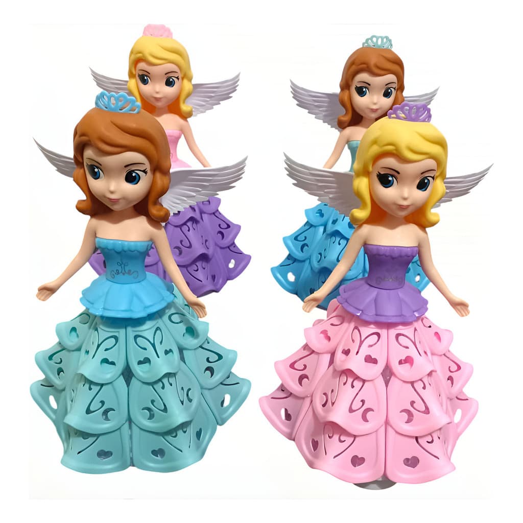 Boneca Dançarina Princesa Sofia Com Luz E Som