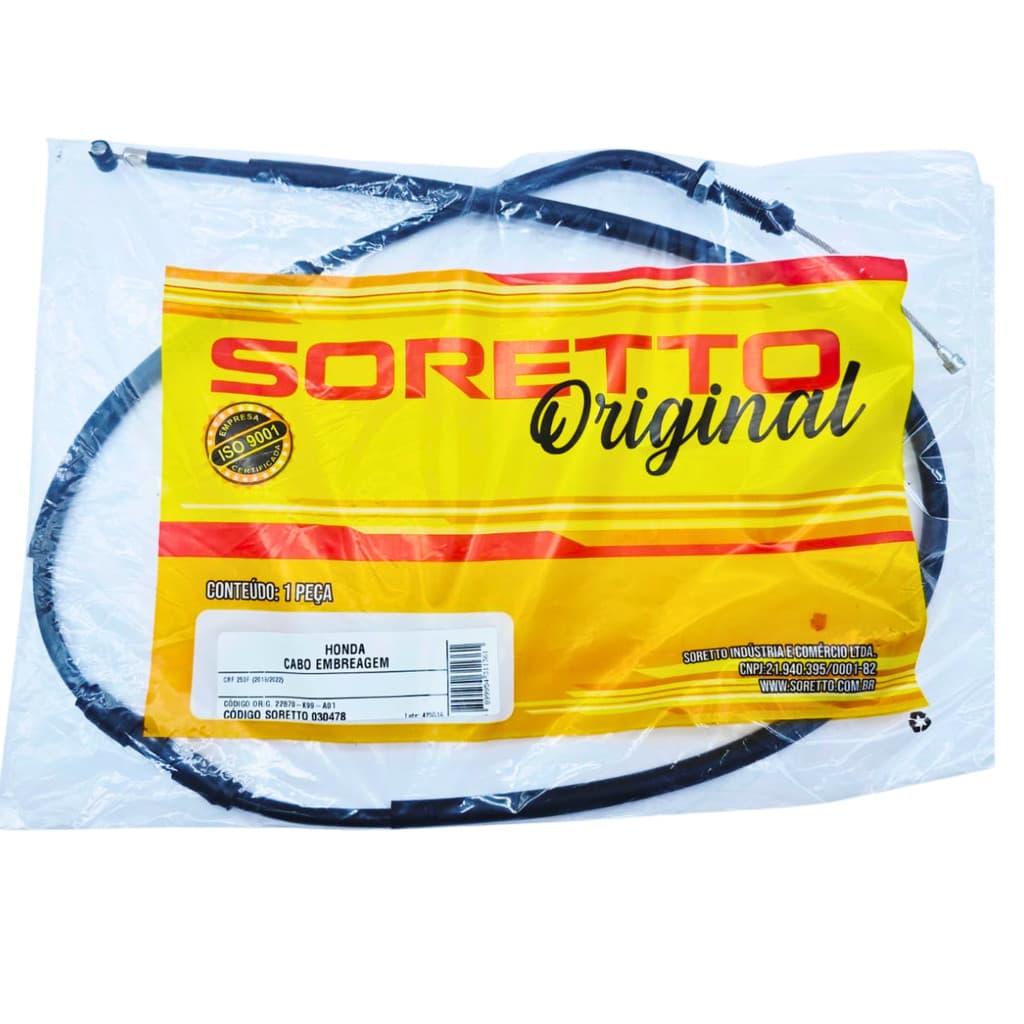 Cabo de embreagem original Soretto Honda CRF 250F 2019 2020 2021 2022