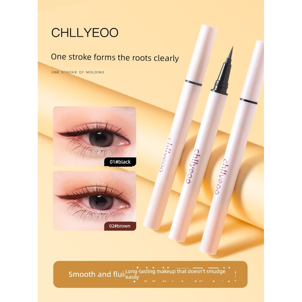 Lápis delineador de olhos Delineador caneta Delineador de olhos 2 unidades| à prova d'água, à prova de suor, d