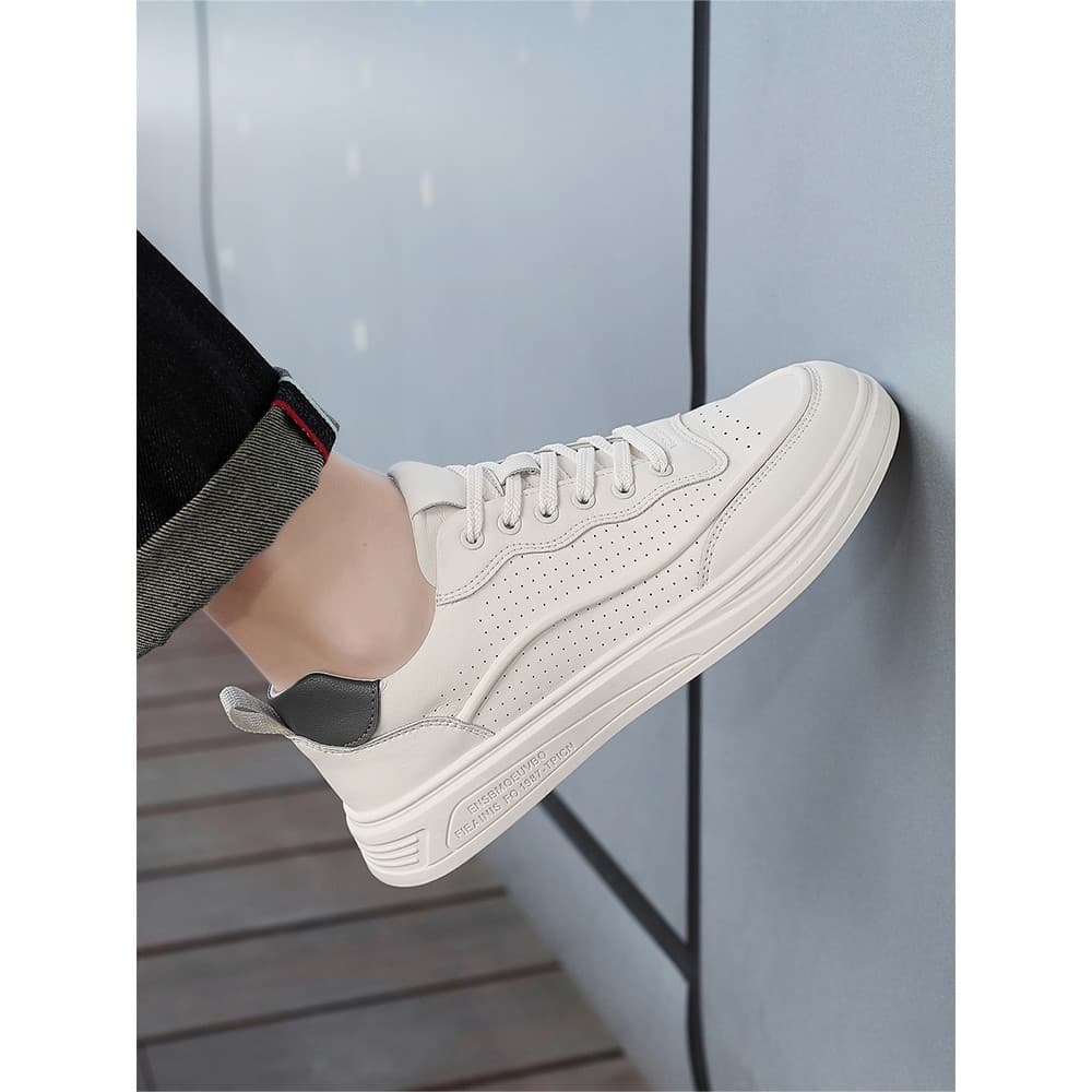 Tênis masculino tamanho grande respirável esportes sapatos casuais novo estilo juventude sapatos brancos 47 sapatos masc