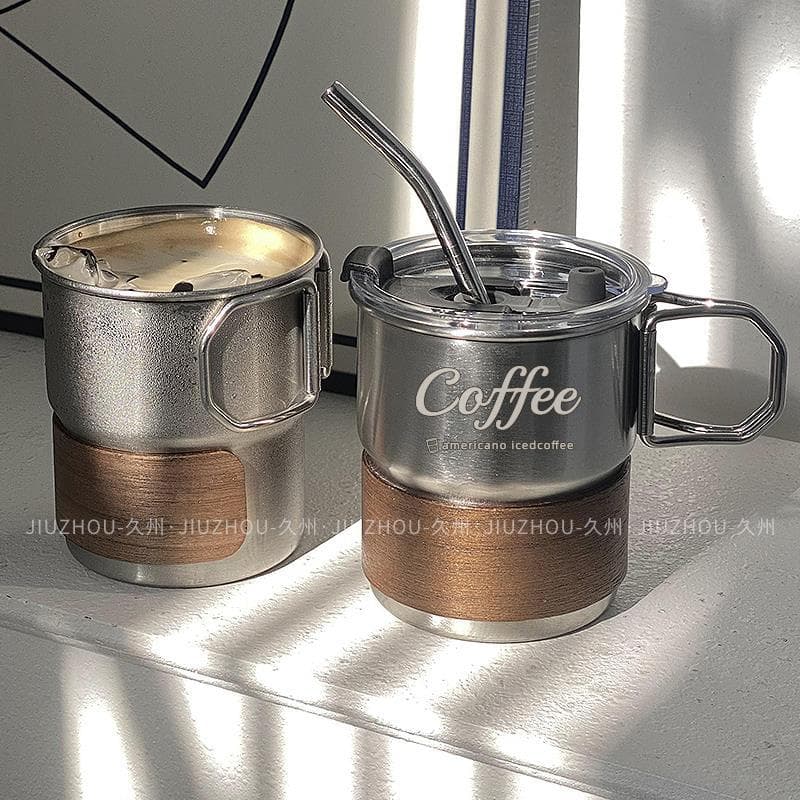 Japão Seiko copo de água dobrável 304 aço inoxidável portátil copo acampamento ao ar livre caneca portátil xícara de caf