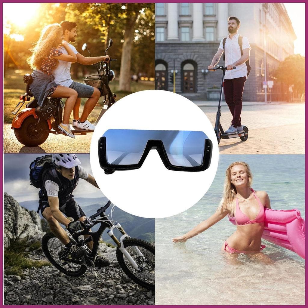 Óculos Vintage Para Mulheres Caminhadas De Sol Multicolorido Estilo Hippie Meia Armação haruamy