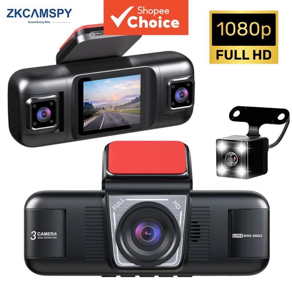 Câmera Veicular 4 Canais com Visão Noturna DVR para Carro 360° Visão Frontal Esquerda Direita Traseira Gravação em Loop