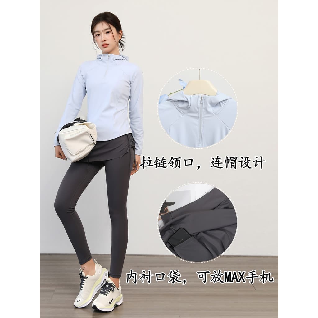 Correndo terno esportivo feminino 2026 novo estilo Pilates Yoga Wear High-End ciclismo fino-ajuste de secagem rápida Fit