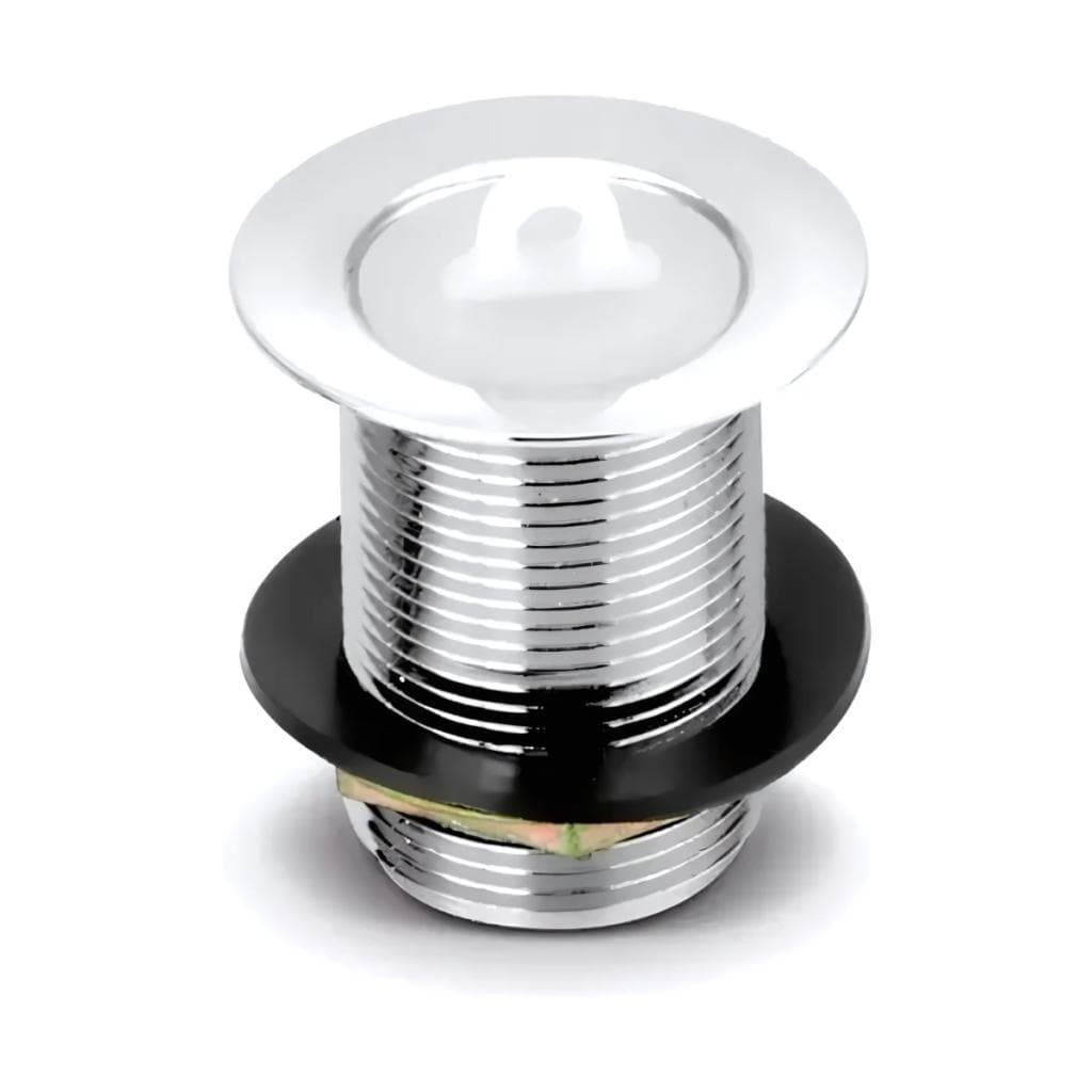 Válvula Escoamento P/ Tanque 1.1/4 Metal Cromado Porca