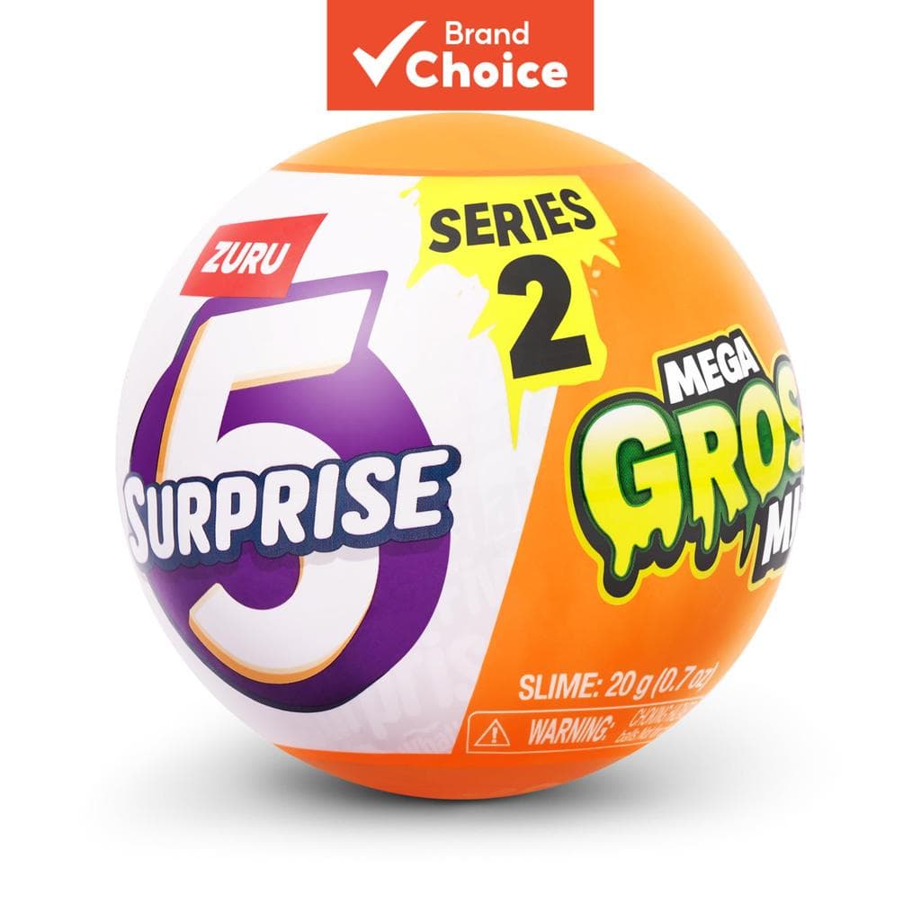 ZURU-5 Surpresa Mega Gross Minis Série 2 Mistérios Colecionáveis Mini Figuras Meninos Estilo Aleatório Slime Paródia Bri