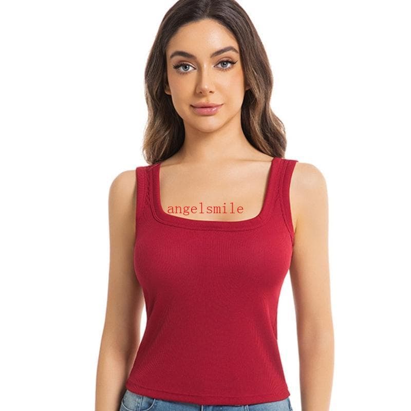 Regata Nervuras Quadrada E Design Perfeito, Camisola Canelada Mangas, Colete Casual Para Ioga Uso Diá