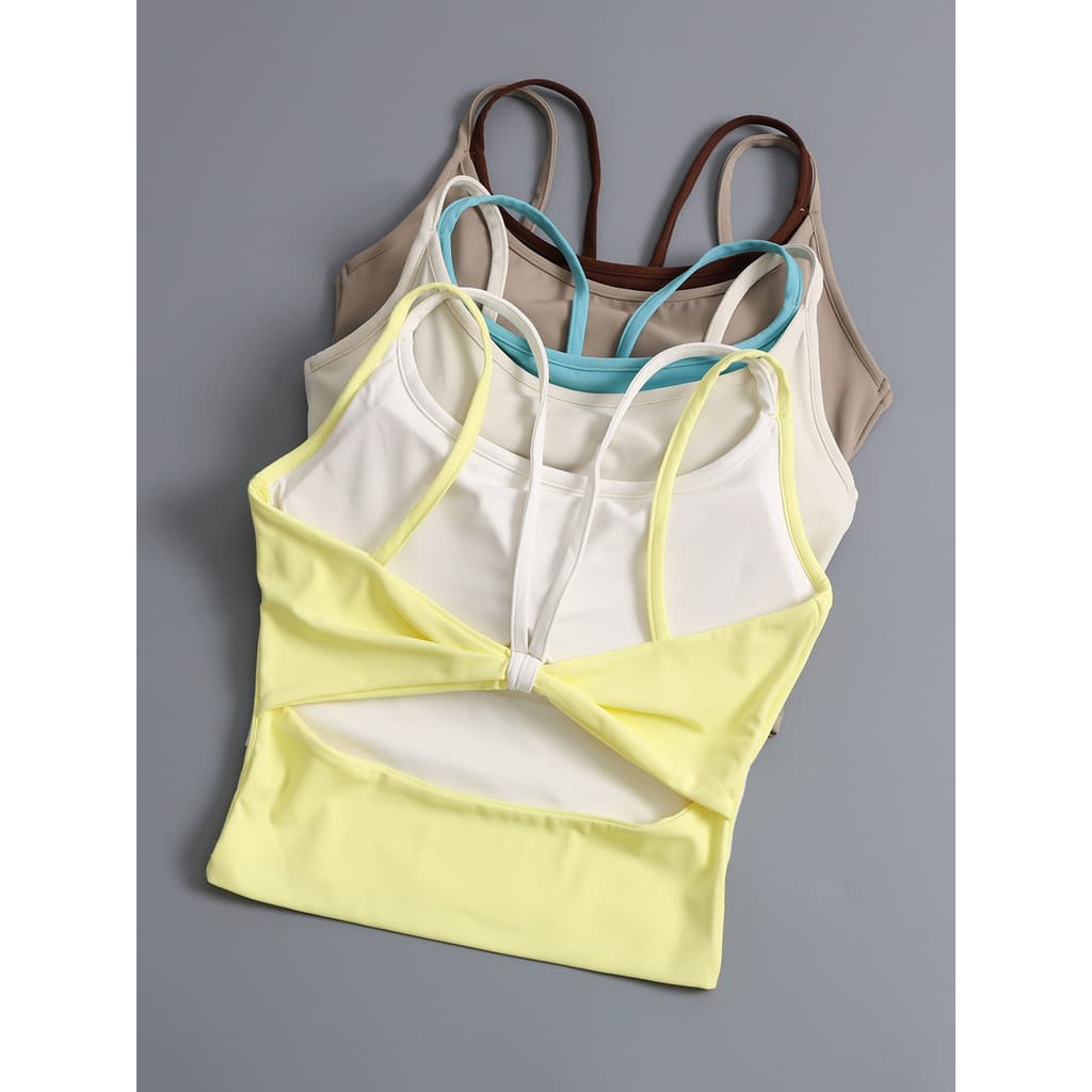 Colete esportivo feminino de cor contrastante com almofada no peito, roupa externa, treinamento de corrida, ioga integra